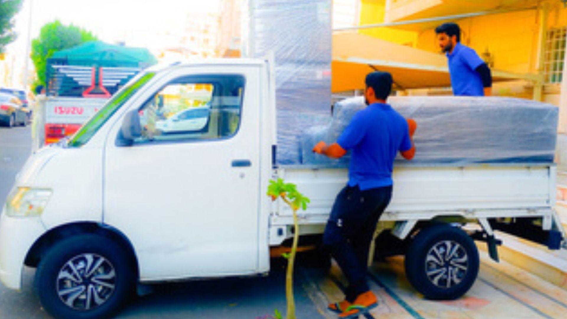 Furniture shifting and careful handling